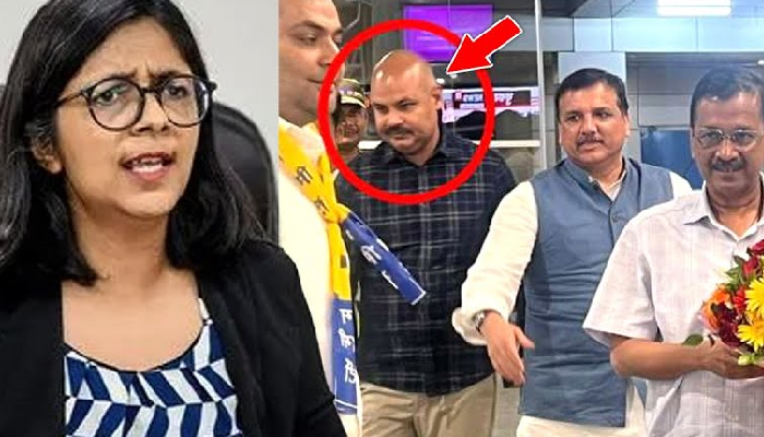 जम्मू में केजरीवाल के साथ बिभव को देखकर भड़की स्वाति मालिवाल-बोलीं अपने गुंडे को हेलिकॉप्टर में घुमा रहे केजरीवाल